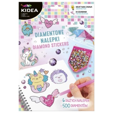 Мозаїка Чарівний Світ Наклейки Алмазні Kidea (NDMSKA)