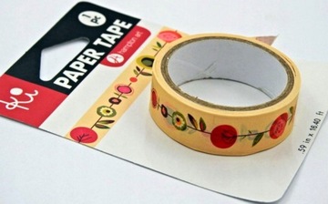 DEKORACYJNA TAŚMA SAMOPRZYLEPNA PAPIEROWA OZDOBNA