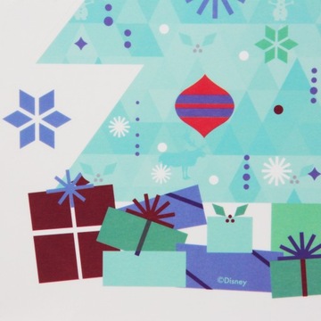 Рождественские наклейки на окна «Замороженные»