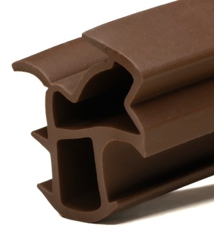 КОРИЧНЕВЫЙ УПЛОТНИТЕЛЬ ДЛЯ СТАЛЬНЫХ ДВЕРЕЙ МЕТАЛЛОРАМКА WIKĘD 7 м