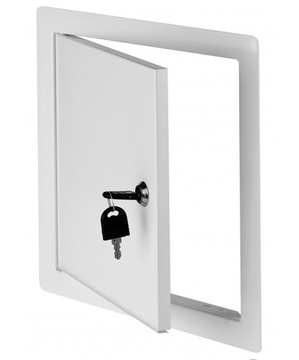 DRZWICZKI REWIZYJNE METALOWE 25x50 ZAMEK DM97Z