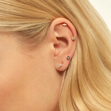 Игла из стерлингового серебра 925 пробы, маленькая геометрия Tri