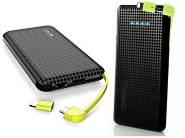Мобильный Power Bank 10000 мАч microUSB + 8-контактный + USB