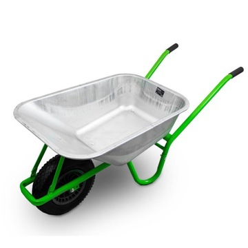 Тачка садовая одноколесная 100л 250кг Светло-зеленая
