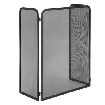 Parawan pokojowy 3-panelowy 96 x 0,6 x 61 cm czarny