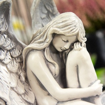 ГИПСОВОЕ УКРАШЕНИЕ ФИГУРКА АНГЕЛА НА МОГИЛУ ДЛЯ МОГИЛЫ