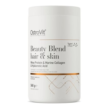 OSTROVIT BEAUTY BLEND HAIR & SKIN 360G WITAMINA C KOLAGEN BIOTYNA BIAŁKO