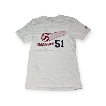 Koszulka męska biała ADIDAS VOLLEYBALL S 51