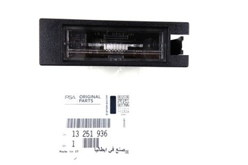 LAMPKA TABLICY REJESTRACYJNEJ GM OPEL ASTRA H III