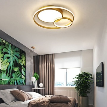 Современный светодиодный потолочный светильник мощностью 37 Вт с регулировкой яркости и дистанционным управлением.