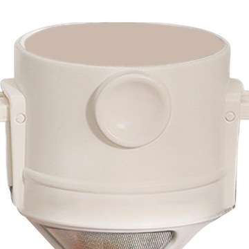 Biała kawa do ekspresu do kawy bez użycia papieru