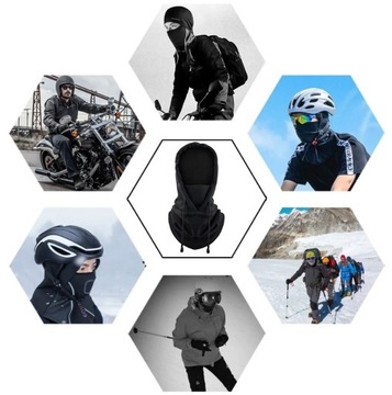 ЗИМНЯЯ БАЛАКЛАВА ТЕРМОФЛИСОВЫЙ КАПЮШОН ЛЫЖНАЯ МАСКА МОТОЦИКЛ