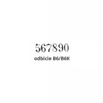 Нумератор автоматический 4,5мм, 6 позиций. B6 РЕЙНЕР