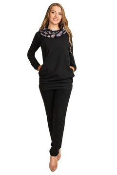 BLUZA CIĄŻOWA ROSALIA DO KARMIENIA XXL czarny