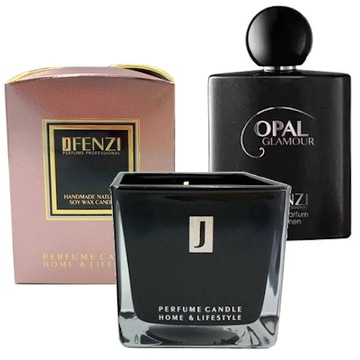 JFenzi ZESTAW Opal Glamour świeca + perfumy