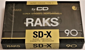 Кассета - аудиокассета Raks SD-X 90 МЕДИА