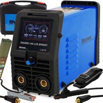 Spawarka SHERMAN DIGIARC 140 LCD Speedy + WALIZKA