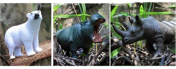 НАБОР ФИГУРКИ ЖИВОТНЫХ BIG ZOO ANIMALS 58 шт.