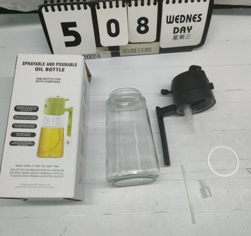 SPRYSKIWACZ DO OLEJU OLIWY OCTU DOKŁADNY ROZPYLACZ DOZOWNIK W SPRAYU 470 ML