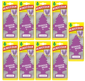 WUNDER BAUM zapach CHOINKA LAWENDA drzewko x9