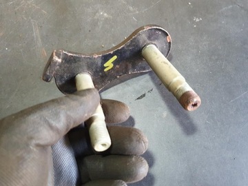 РУЧКА ŻUK NYSA WARSZAWA, ПРУЖИННАЯ ПОДВЕСКА, ТВЕРДЫЙ ОРИГИНАЛЬНЫЙ PRL CHANCE