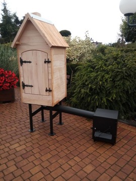 Садовая коптильня, камин 5 мм