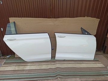 DRZWI PRAWE PRZÓD TYŁ BMW 5 GT F07 BIAŁE 300