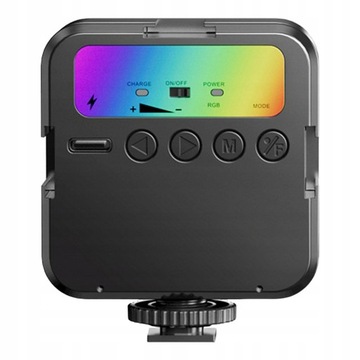 Panel oświetlenia wideo LED RGB Światło Kamera z możliwością podłączenia