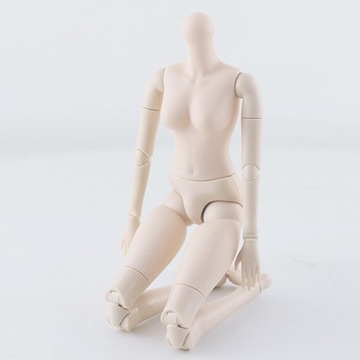 Шарнирное женское тело 1/4 для куклы ростом 37 см.