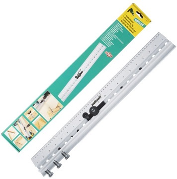 Listwa szablon do połączeń kołkowych Wolfcraft 5 6 8 10 mm