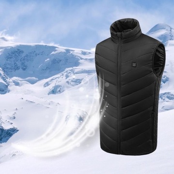 USB-жилет с подогревом, женская и мужская куртка без рукавов размера XXL