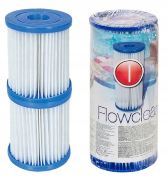 2 Filtry Filtr do pompy basenowej BESTWAY I 58093