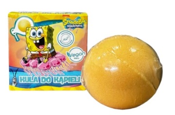 Sponge Bob шипуча куля для купання для дітей манго 165 г