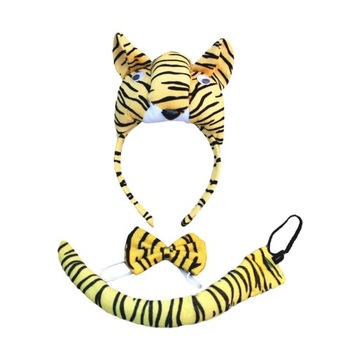 zwierzątkiem muszka zestaw przebranie prezenty Halloween Cosplay tygrys