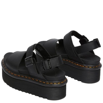 DR. MARTENS VOSS QUAD BLACK SANDAŁY r. 38