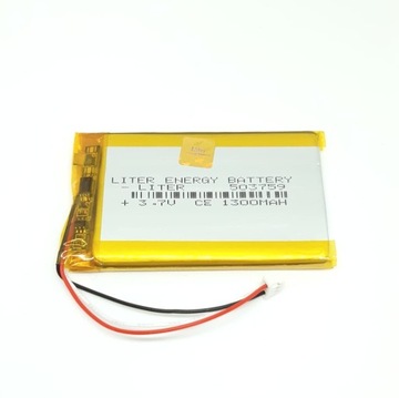 Bateria Akumulator Li-Poly 1300mAh 3.7V NTC 503759
