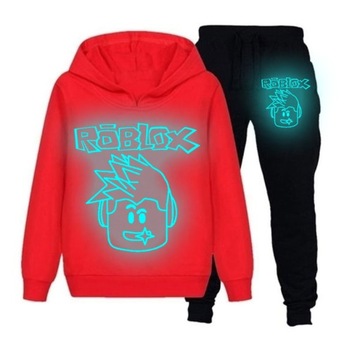 DRES BLUZA SPODNIE ROBLOX ŚWIECĄCY W CIEMNOŚCI