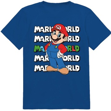 НАБОР 3В1 ДЕТСКАЯ ФУТБОЛКА ТАТУ НАКЛЕЙКИ SUPER MARIO BROS 152 КАЧЕСТВО