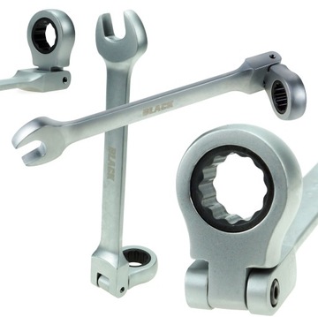 KLUCZ PŁASKO OCZKOWY Z GRZECHOTKĄ 13MM PRZEGUBOWY