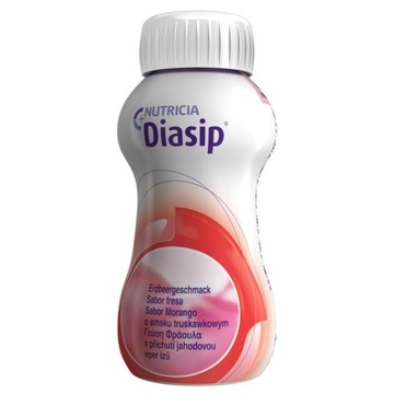 NUTRIDRINK DIASIP 4 X 200ML CUKRZYCA TRUSKAWKA