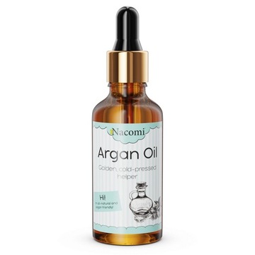 Nacomi Argan Oil naturalny olej arganowy z pipetą 50ml P1