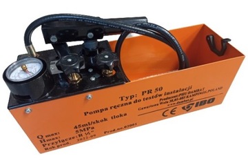 РУЧНОЙ НАСОС ДЛЯ ИСПЫТАНИЯ ДАВЛЕНИЕМ УСТАНОВОК IBO PR-50