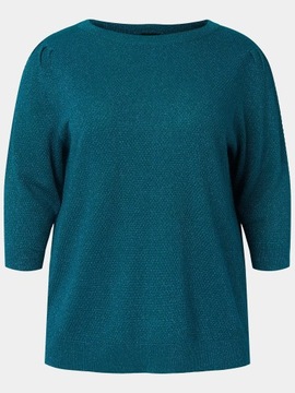 Zizzi Sweter M61197C Zielony Regular Fit