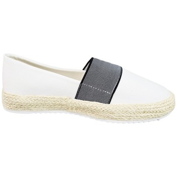 Espadryle damskie Big Star białe buty HH274480 39