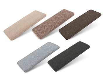 КОВРИКИ-ЛОВУШКИ ДЛЯ ДЕРЕВЯННОЙ ЛЕСТНИЦЫ, ПРОТИВОСКОЛЬЗЯЩИЕ, ПРОЧНЫЕ MOKKA 65СМ