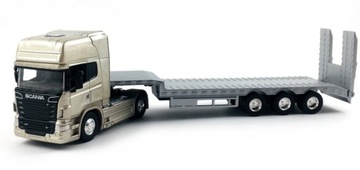 МОДЕЛЬ TIR SCANIA V8 R730 SILVER TRUCK WELLY МОДЕЛЬ 1:64