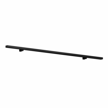 Настенный металлический поручень SLIM сталь 45x25 мм 150 см ANTRACITE