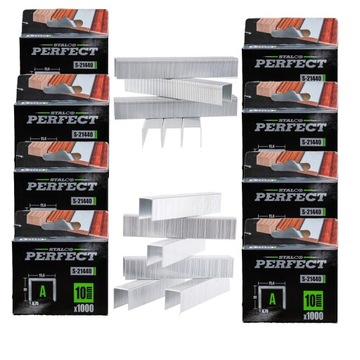 Zszywki 10 opakowań 6,8,10,12,14mm ZSZYWACZ stal