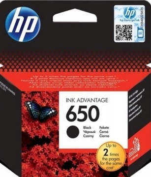 ORYGINAŁ HP 650 DeskJet Ink Advantage 3510 3515 4645 1515 2515 2545 CZ101