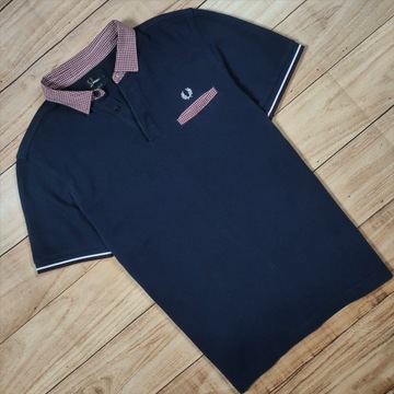 FRED PERRY Koszulka Polo Męska Slim Logo r. M